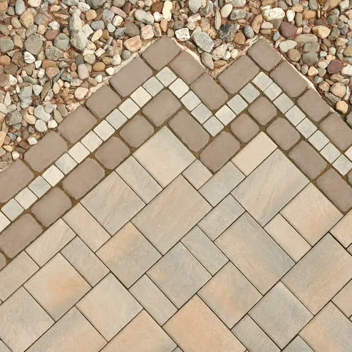 Techo-Bloc Eva Pavers – Champlain Grey, Slate Finish