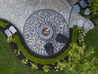 Techo-Bloc Antika Smooth pavers - Onyx Black (60mm), 87 sqft/pallet
