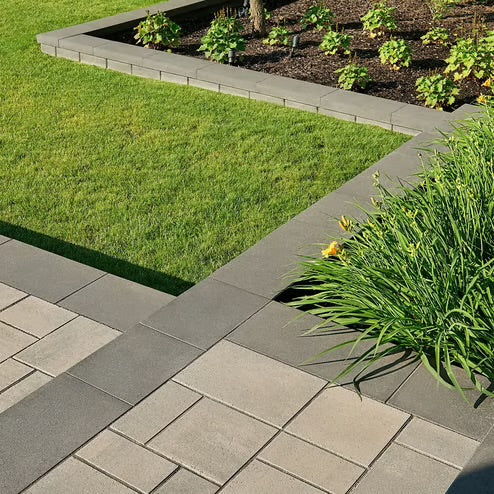 Techo-Bloc Raffinato Smooth Cap - Onyx Black (14" x 28" 60mm)