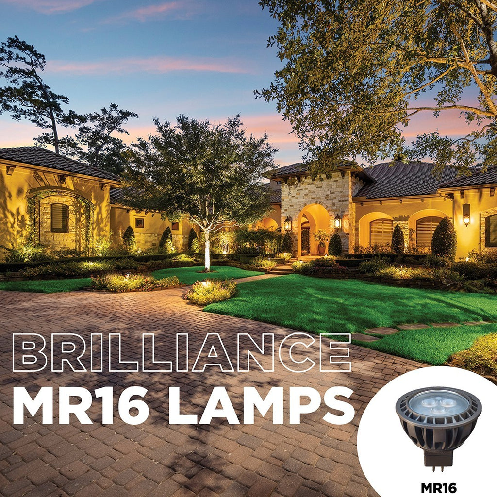 Brilliance LED - MR16 7W 5700K 120° Bi-Pin LED - Clark & Co. Hardscape Supply