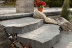 Techo-Bloc Maya Step, Slate - Rock Garden Brown
