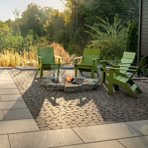 Techo-Bloc Antika Smooth pavers - Onyx Black (60mm), 87 sqft/pallet
