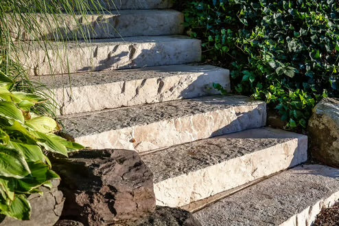 Techo-Bloc Rocka 60" Step - Rock Garden Brown