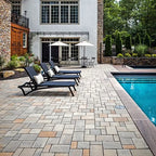 Techo-Bloc Eva Pavers – Champlain Grey, Slate Finish