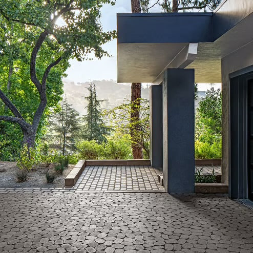 Techo-Bloc Antika Smooth pavers - Onyx Black (60mm), 87 sqft/pallet