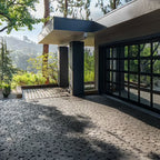 Techo-Bloc Antika Smooth pavers - Onyx Black (60mm), 87 sqft/pallet