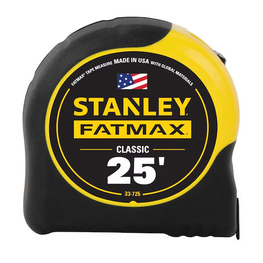 STANLEY® FATMAX® 25 ft. Classic Tape Measure - Clark & Co. Hardscape Supply
