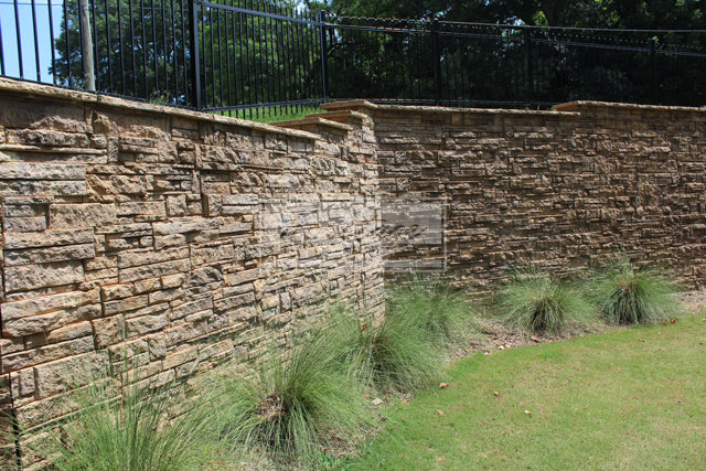 Heritage Block Single-Sided Retaining Wall Block - Clark & Co. Hardscape Supply