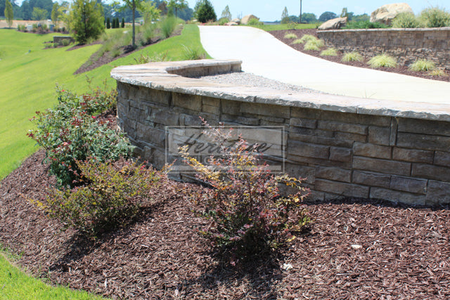 Heritage Block Single-Sided Retaining Wall Block - Clark & Co. Hardscape Supply