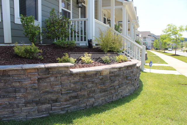 Heritage Block Single-Sided Retaining Wall Block - Clark & Co. Hardscape Supply