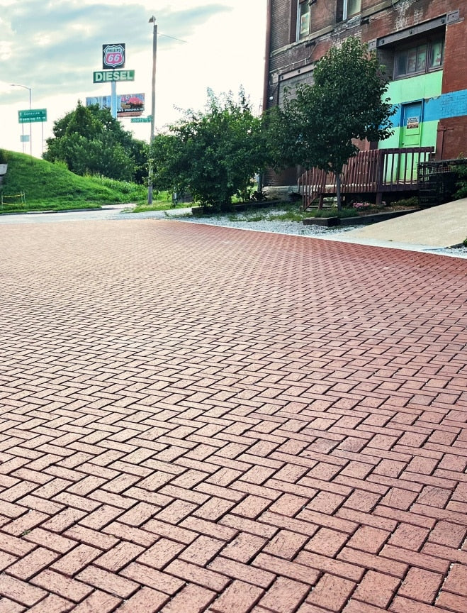 Pine Hall Brick - StormPave™ Permeable Pavers - Red