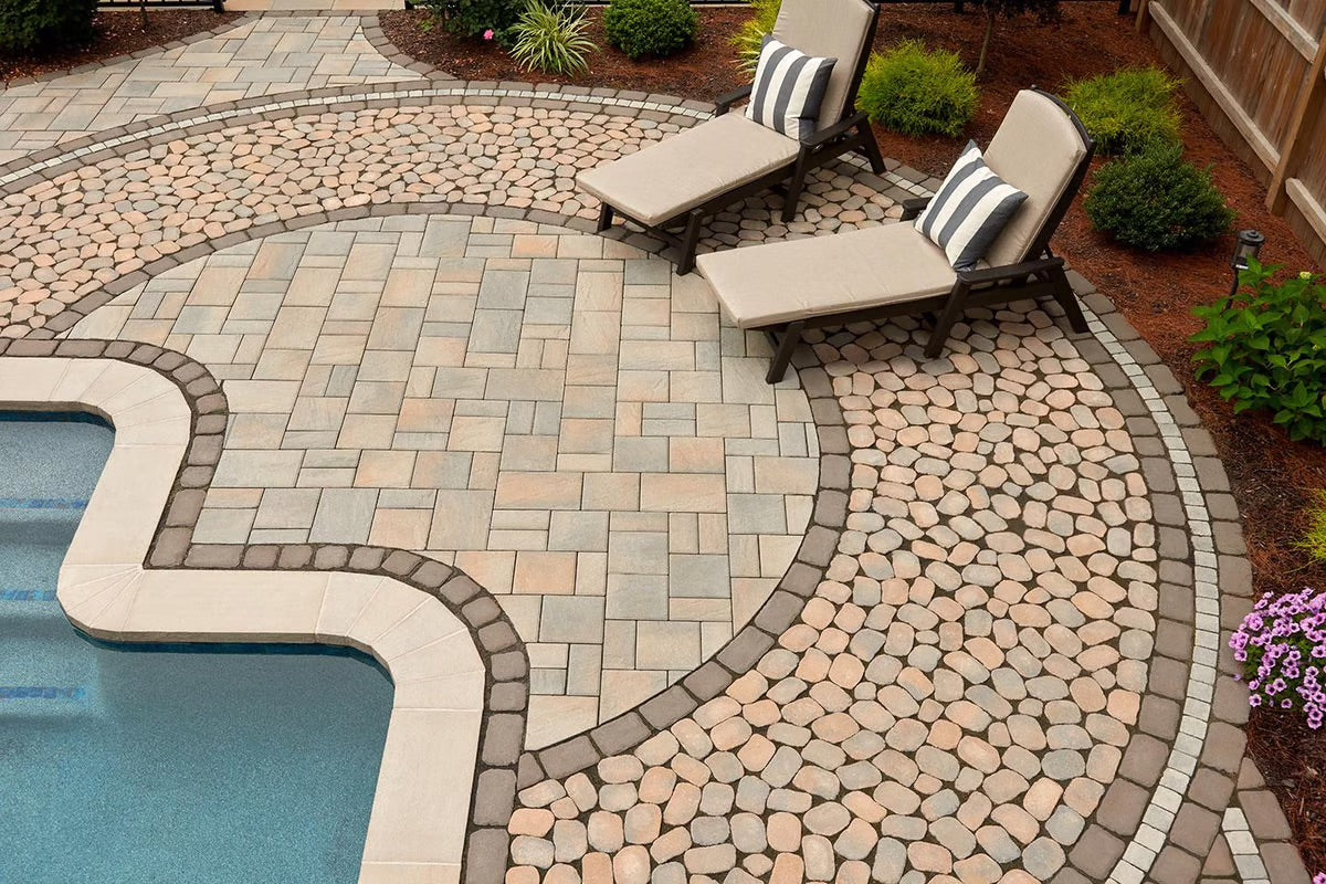 Techo-Bloc Antika Smooth Pavers – Chestnut Brown