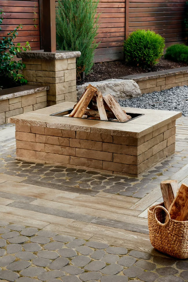 Techo-Bloc Antika Smooth Pavers – Chocolate Brown - Clark & Co. Hardscape Supply