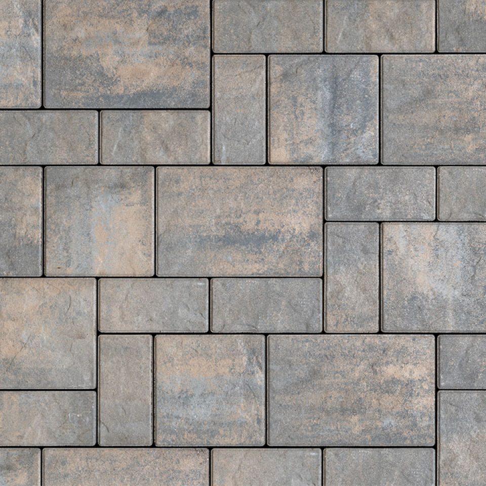 Unilock Treo Flagstone Rdm Pavers -  Almond Grove - Clark & Co. Hardscape Supply