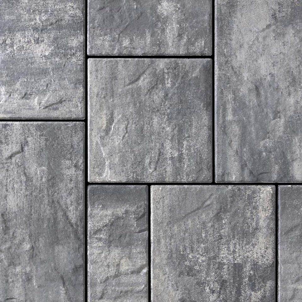 Unilock Treo Flagstone Rdm Pavers - Granite Fusion