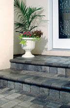 Unilock Bullnose Edger - Non-Tumbled - Charcoal - Clark & Co. Hardscape Supply