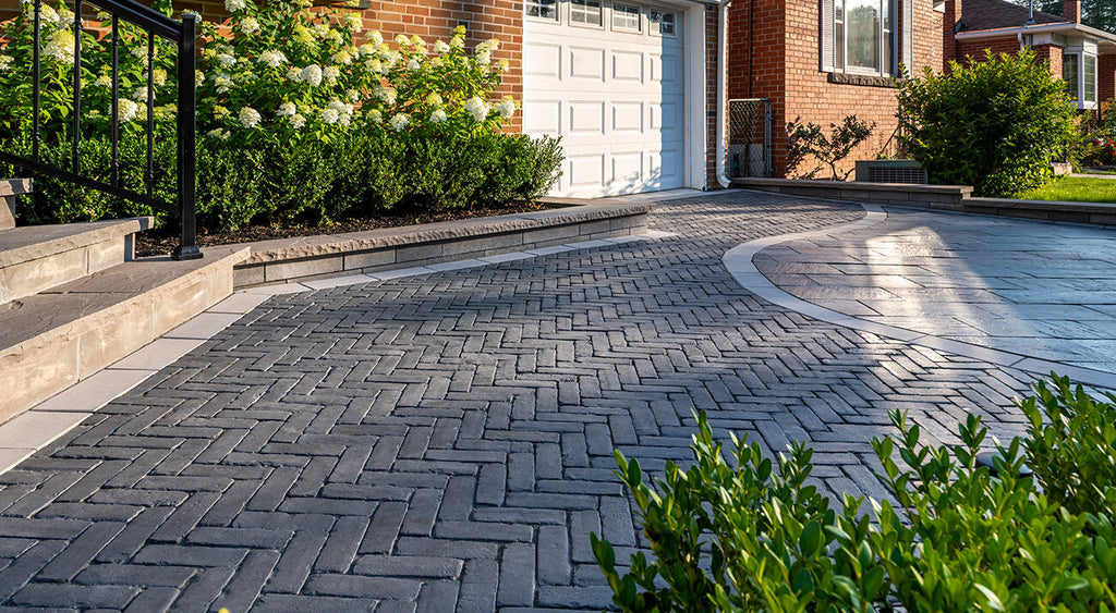 Unilock Copthorne Paver - Basalt - Clark & Co. Hardscape Supply