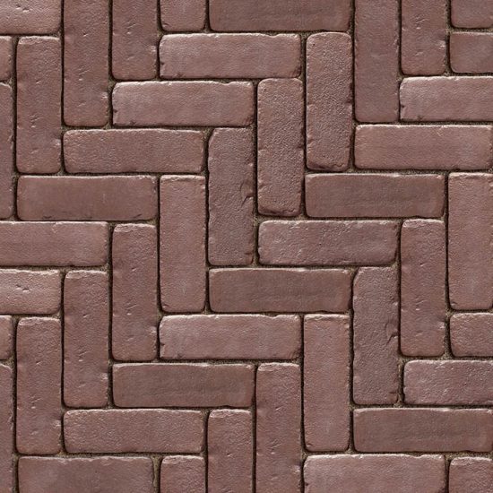 Unilock Copthorne Paver - Burgundy Red - Clark & Co. Hardscape Supply