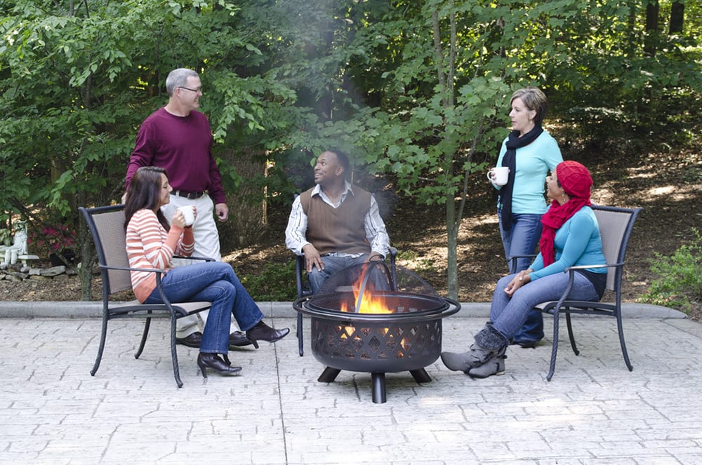 Endless Summer Oil Rubbed Bronze Lattice Fire Pit