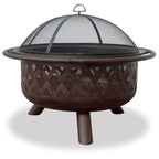 Endless Summer Oil Rubbed Bronze Lattice Fire Pit