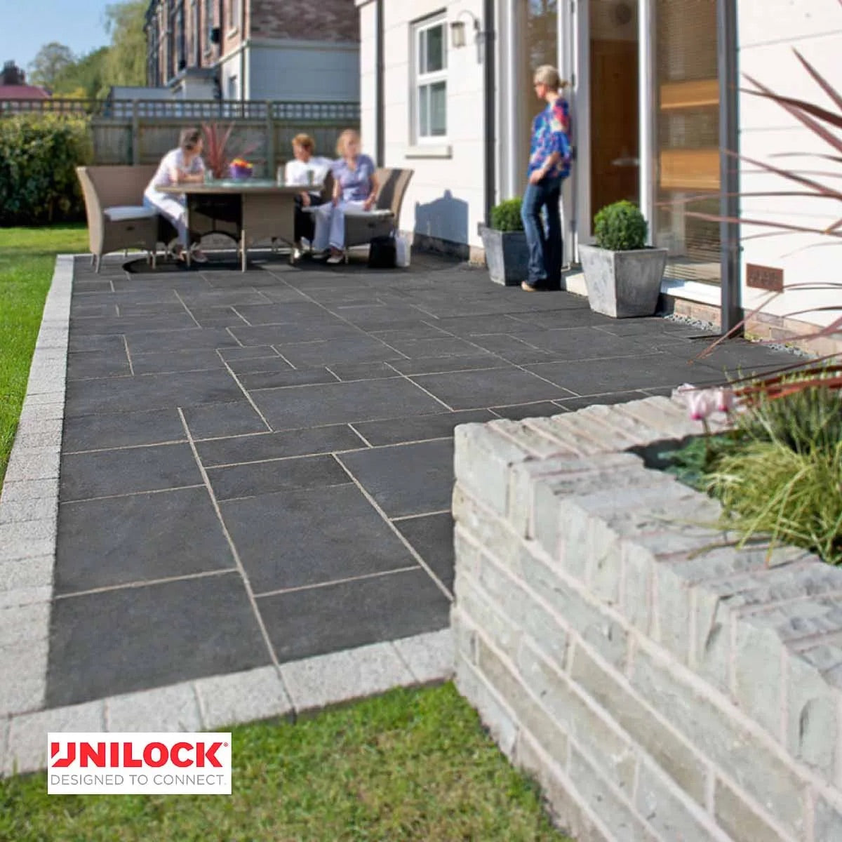 Unilock Black River Natural Stone 24″ X 24″