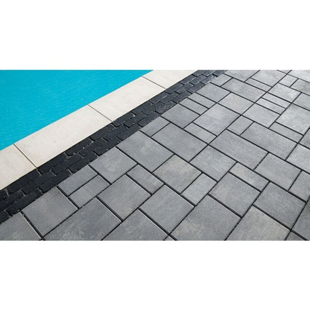 Unilock Treo Smooth Permeable Paver - Steel Mountain - Clark & Co. Hardscape Supply