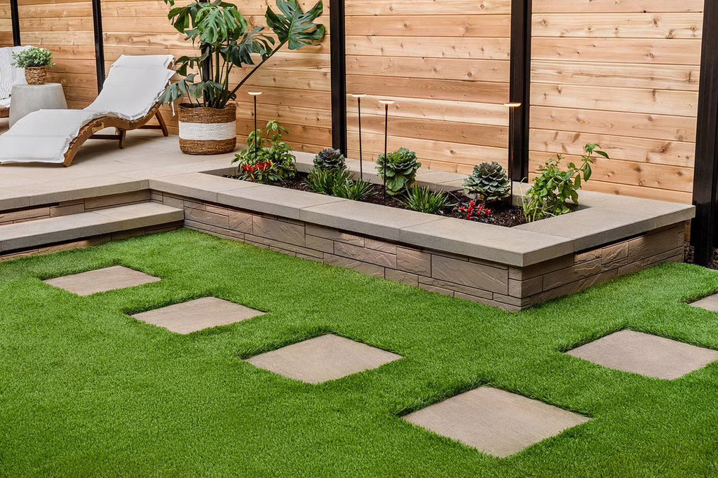 Techo-Bloc Raffinato Smooth Cap - Shale Grey (14" x 28" 60mm) - Clark & Co. Hardscape Supply