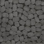 Techo-Bloc Antika Smooth pavers - Onyx Black (60mm), 87 sqft/pallet - Clark & Co. Hardscape Supply