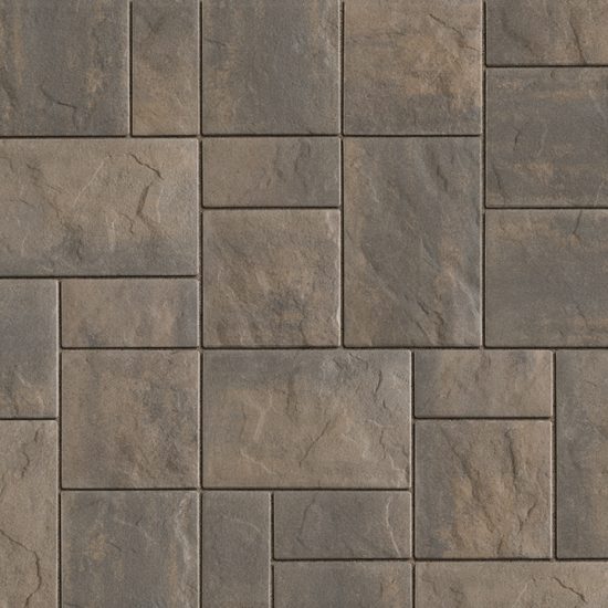 Unilock Treo Prem Mixed Bundle Pavers - Almond Grove - Clark & Co. Hardscape Supply