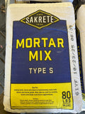 Sakrete Type S Mortar Mix - 80 lb - Clark & Co. Hardscape Supply