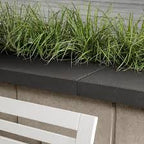 Techo-Bloc Raffinato Smooth Cap - Onyx Black (14" x 28" 60mm) - Clark & Co. Hardscape Supply