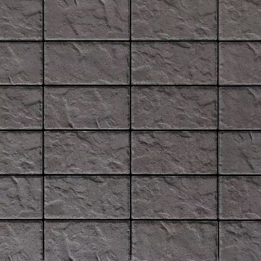 Techo-Bloc BLU 60 Slate Pavers – Onyx Black (6x13, 60mm) - Clark & Co. Hardscape Supply