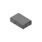 Keystone 4" Rec Cap - Graphite - Clark & Co. Hardscape Supply