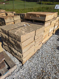 MSP Thick Brown Stair Treads - 18x36x5-7" - Clark & Co. Hardscape Supply