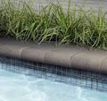 Techo-Bloc Bullnose Cap, Smooth - Shale Grey - Clark & Co. Hardscape Supply