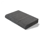Unilock Bullnose Edger - Non-Tumbled - Charcoal - Clark & Co. Hardscape Supply