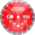 Diablo 9" Diamond Segmented Turbo Masonry Cut-Off Blade - Clark & Co. Hardscape Supply