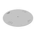 Warming Trends Aluminum Circular Plate - 24" - Clark & Co. Hardscape Supply