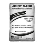 Bag of joint sand for segmental pavement with Sek Surebond branding.