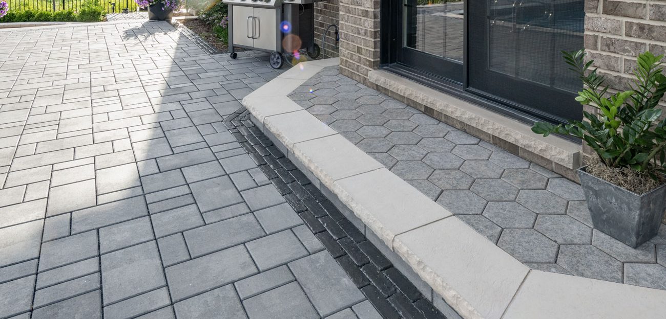 Unilock Treo Smooth Permeable Paver - Granite Fusion